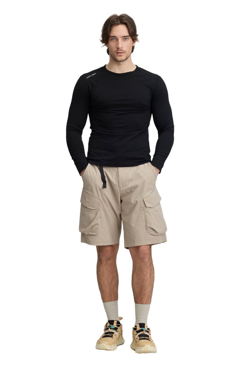 COZY ZERO Men's 100% Merino Classic L/S Crew, Main, color, Black