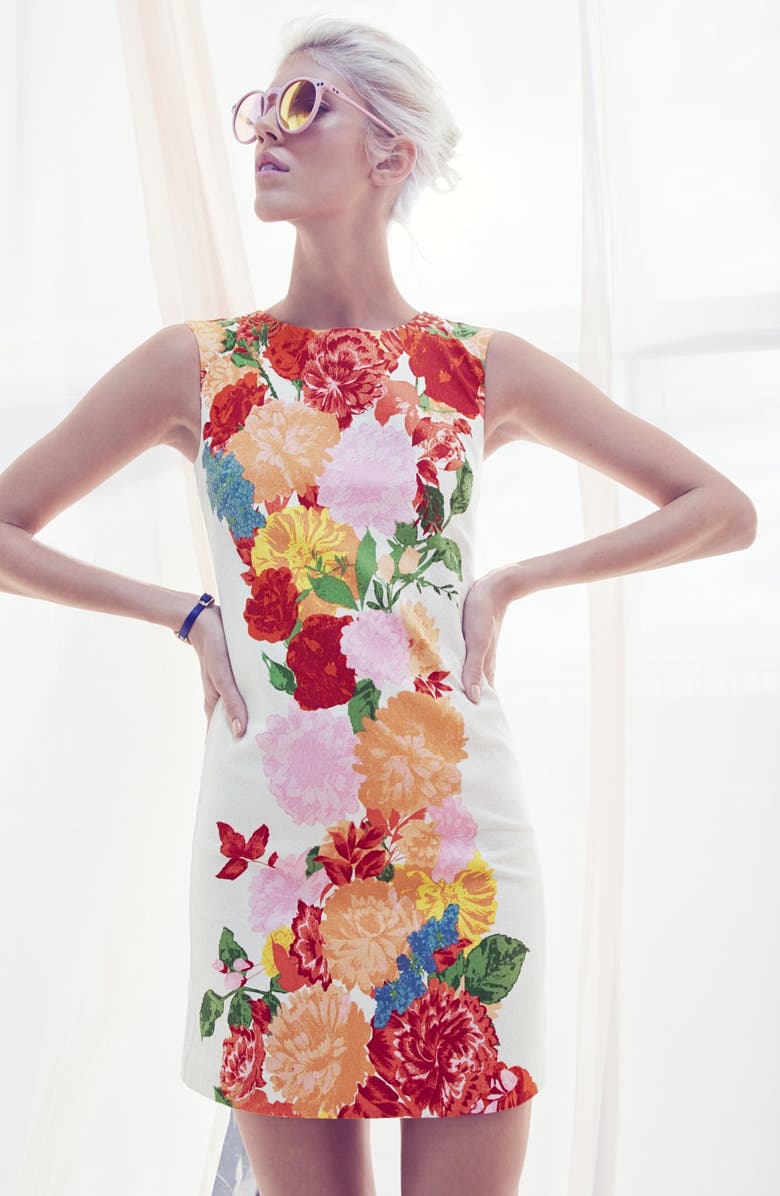 Plenty by Tracy Reese 'Jane' Floral Print Sheath Dress, Alternate, color, 