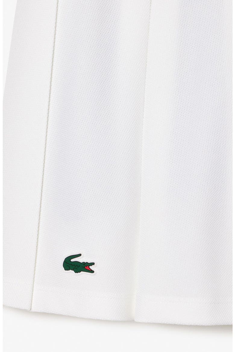 Performance Pleated Piqué Tennis Skort, Alternate, color, WHITE/ SINOPLE