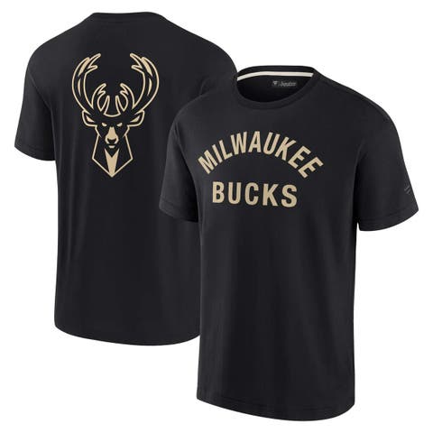 Unisex Fanatics Signature Black Milwaukee Bucks Elements Super Soft Short Sleeve T-Shirt