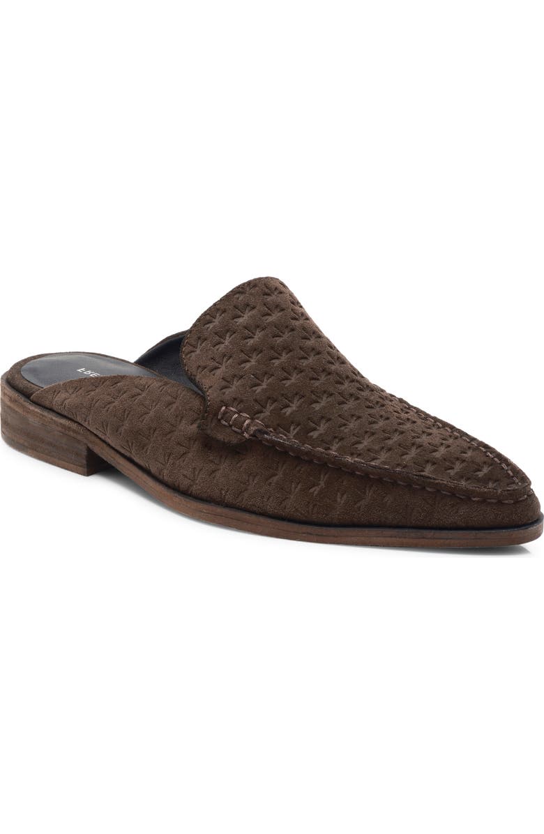 Free People Dragonfly Embossed Loafer, Main, color, Espresso Suede