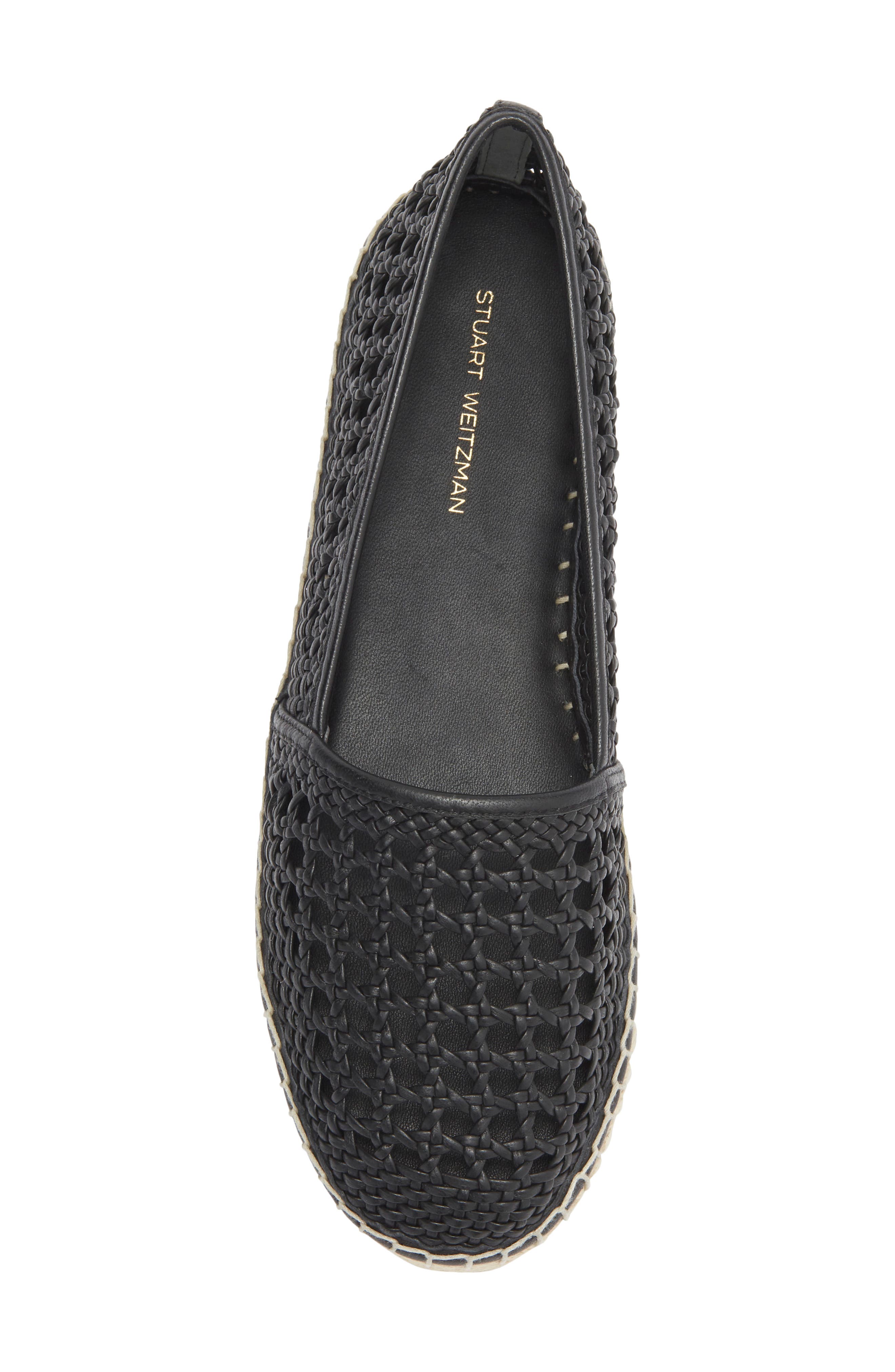 Stuart Weitzman Freya Espadrille, Alternate, color, Black