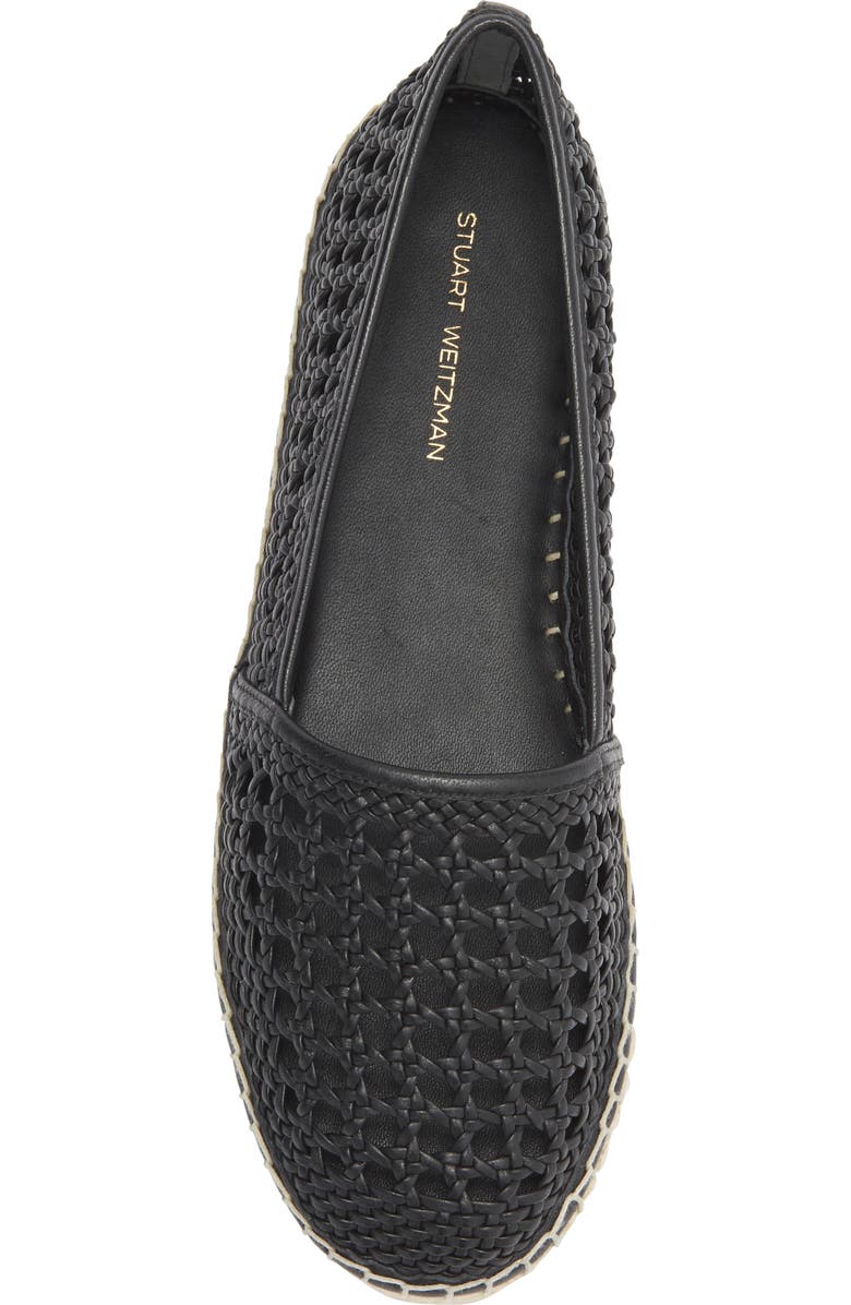Stuart Weitzman Freya Espadrille, Alternate, color, Black