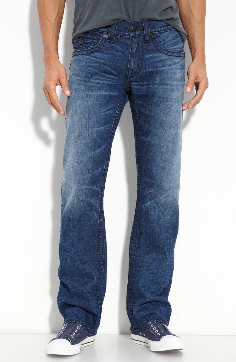 True Religion Brand Jeans 'Ricky' Straight Leg Jeans, Alternate, color, 