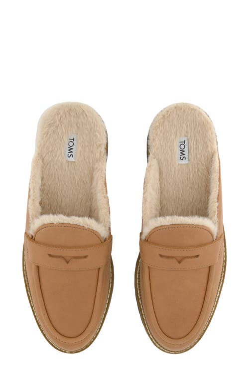 TOMS TOMS CARA FAUX FUR LINED MULE