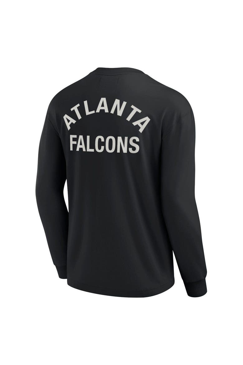 Unisex Fanatics Signature Black Atlanta Falcons Elements Super Soft Long Sleeve T-Shirt, Alternate, color, Black