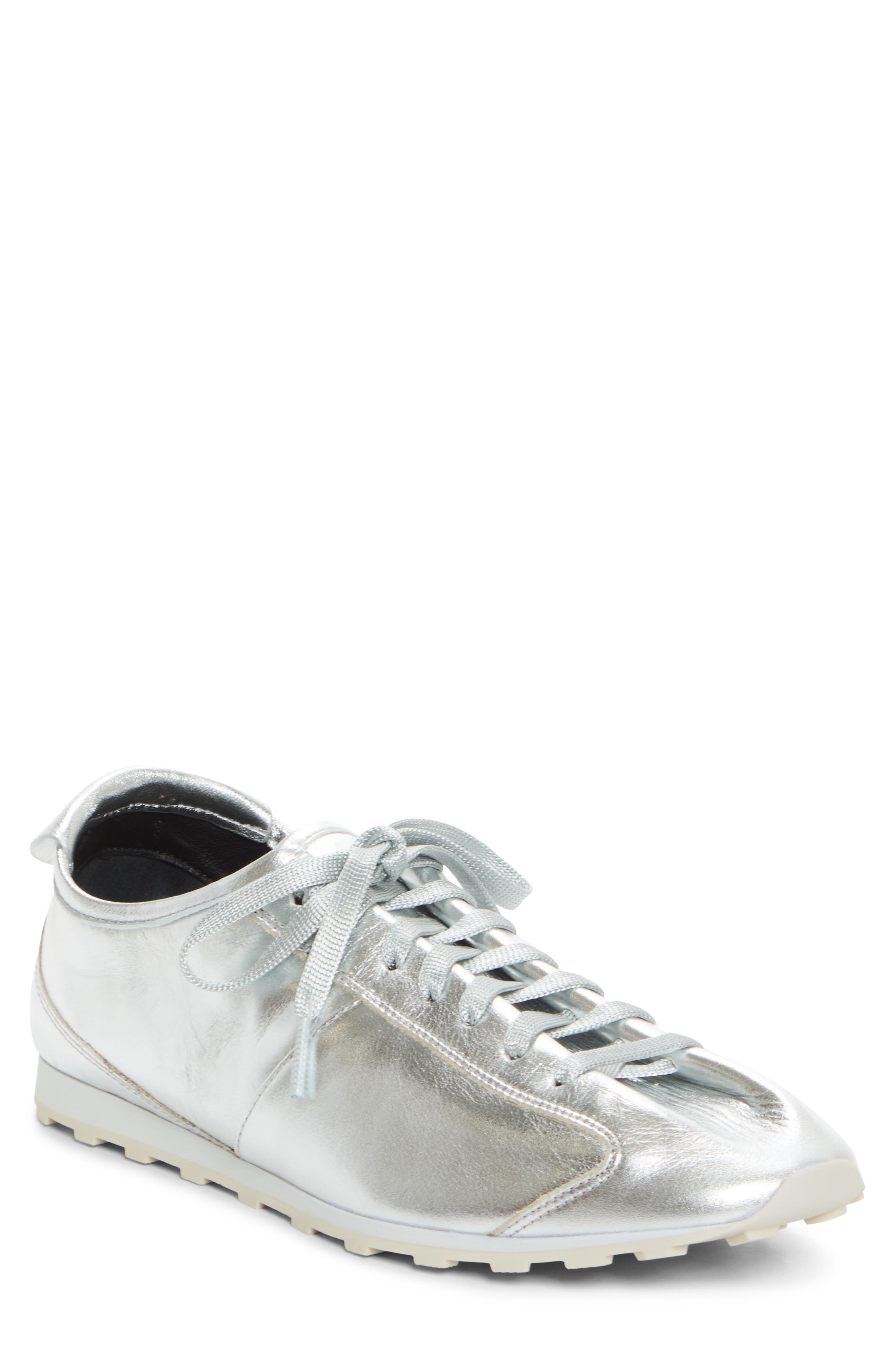 Les Tennis Low Top Sneaker, Main, color, SILVER 980