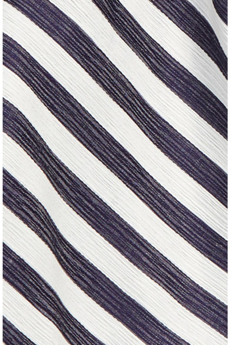 Habitual Ruched Sleeve Stripe Top, Alternate, color, INDIGO