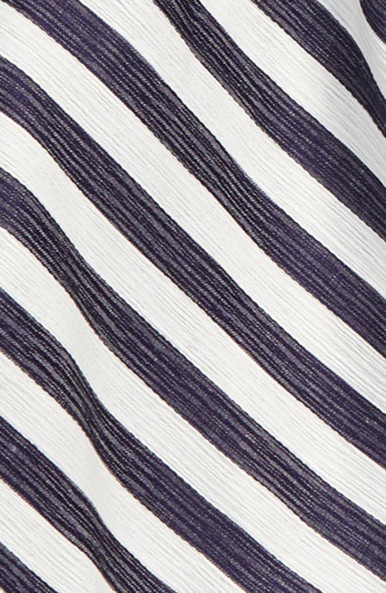 Habitual Girl Habitual Ruched Sleeve Stripe Top, Alternate, color, 