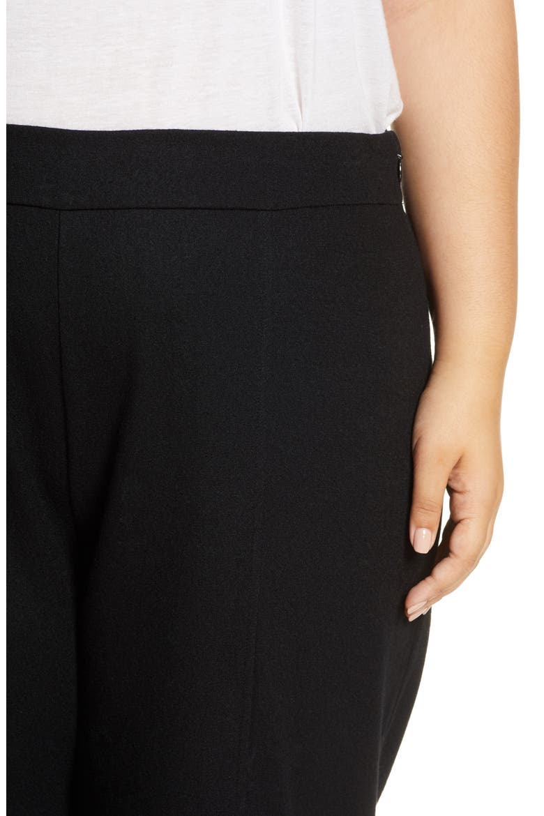 Wool Lantern Pants, Alternate, color, BLACK