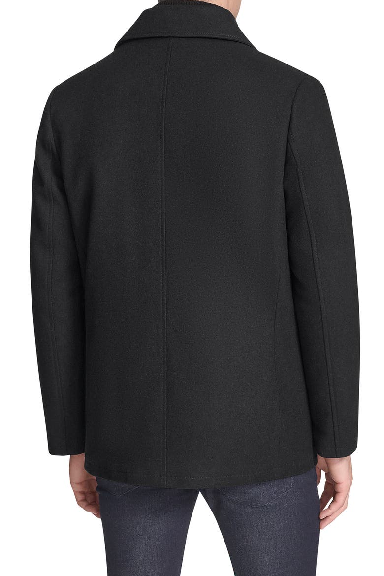 Classic Wool Peacoat, Alternate, color, BLACK
