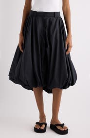 Balenciaga Gathered Technical Taffeta Balloon Shorts