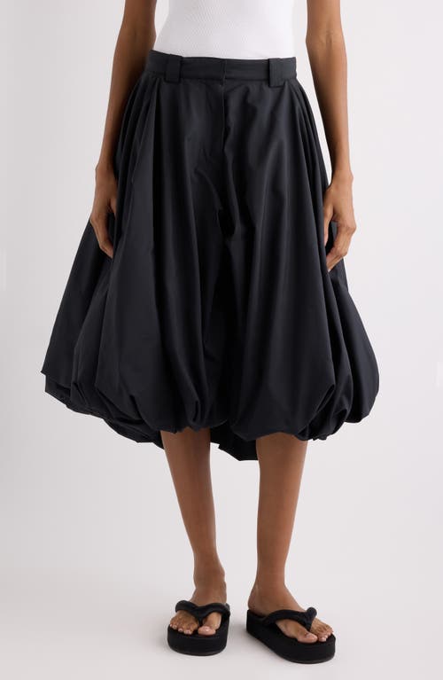 Balenciaga Gathered Technical Taffeta Balloon Shorts in Black at Nordstrom, Size 36