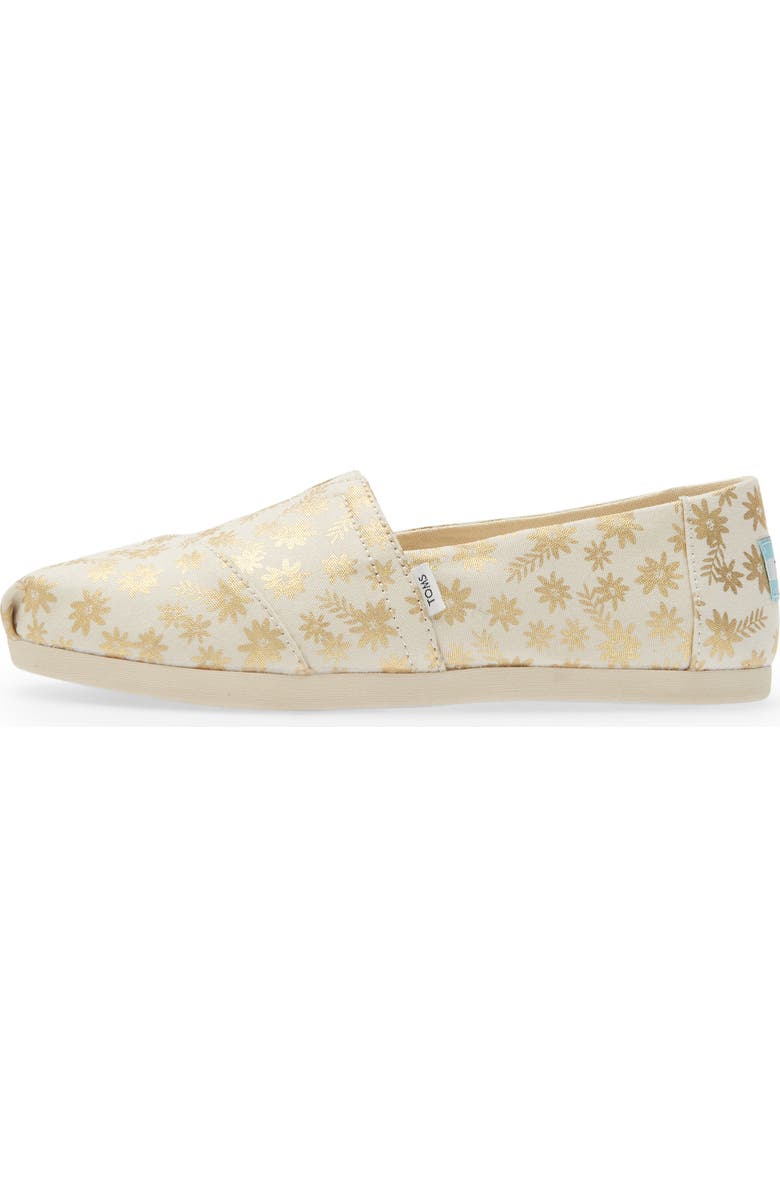TOMS Alpa Floral Canvas Slip-On Sneaker, Alternate, color,