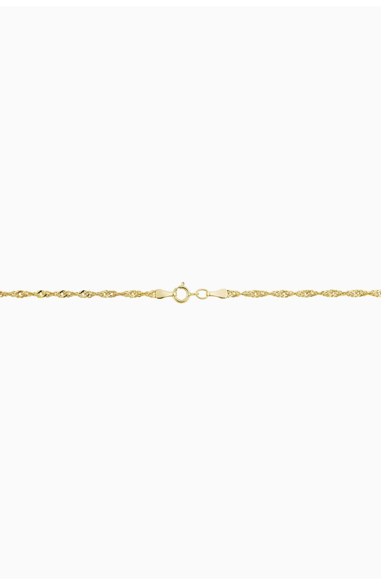 Oradina 10K Gold Bold Spirah Chain Necklace, Alternate, color, Yellow Gold