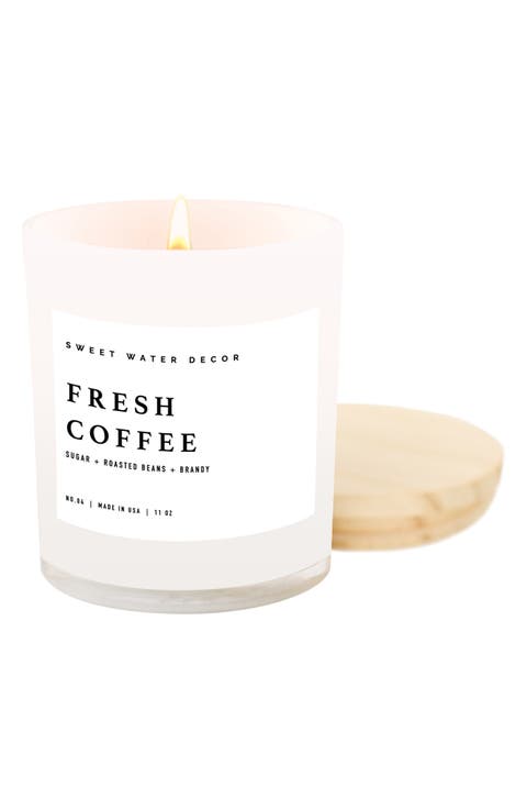 11oz White Jar Candle - Sweet Scents