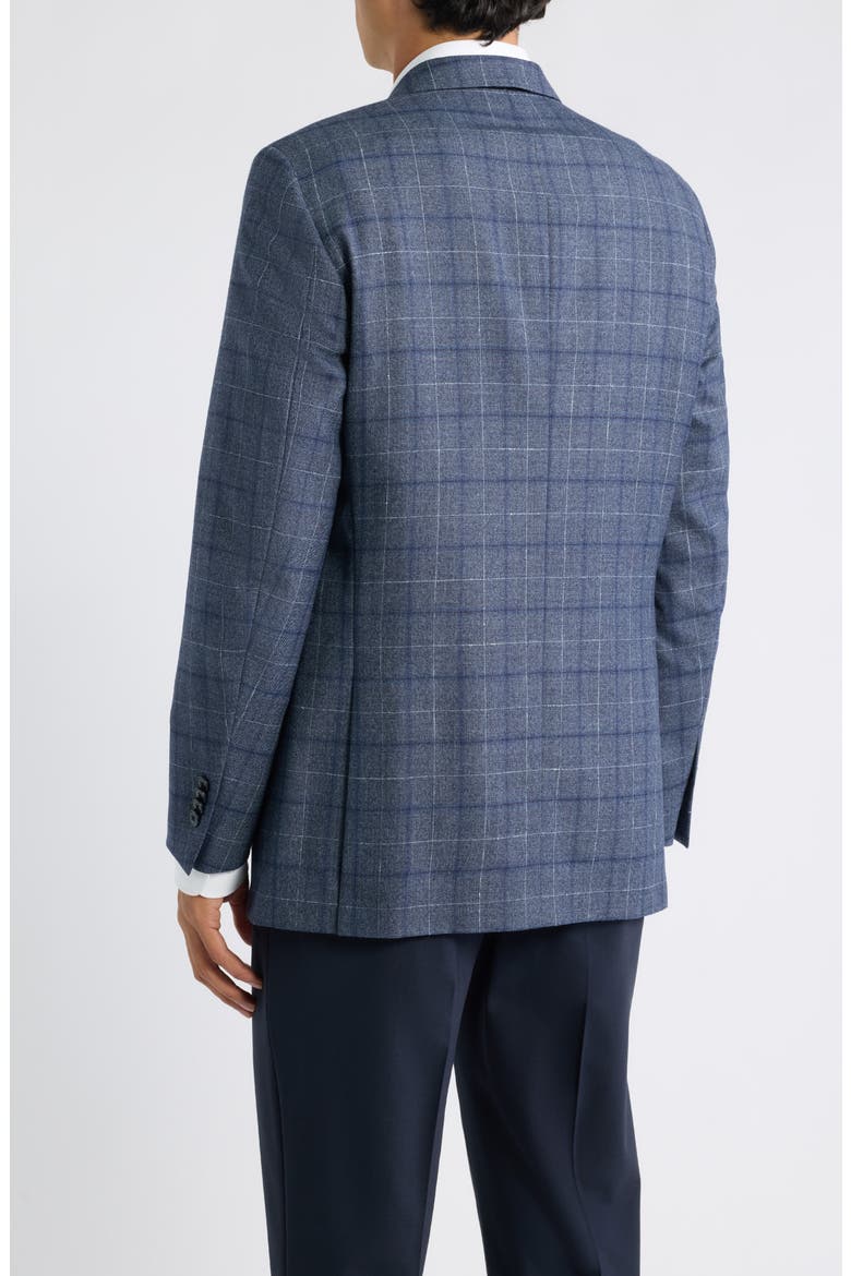 Flynn Classic Wool & Cashmere Sport Coat, Alternate, color, BLUE