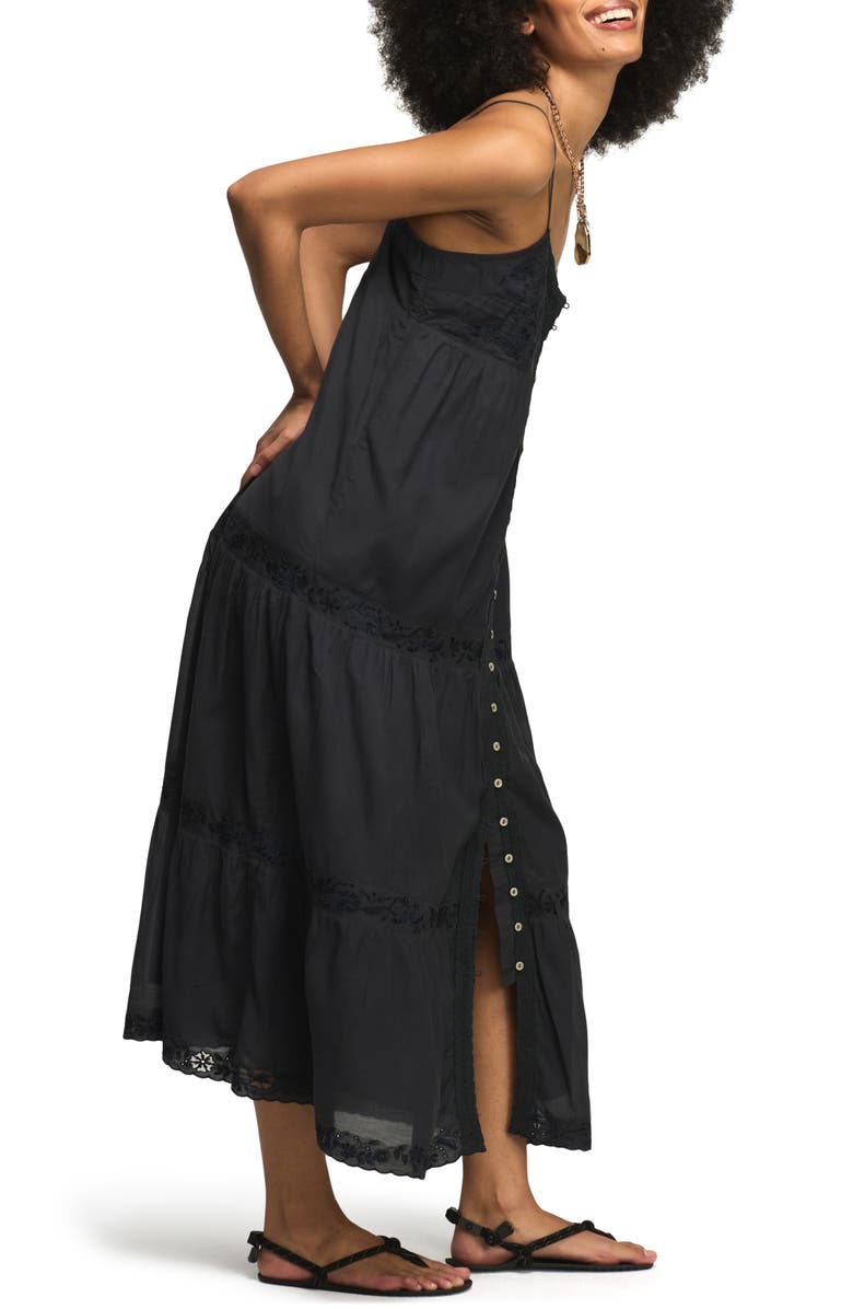 Lucky Brand Eyelet Embroidery A-Line Dress, Alternate, color, India Ink