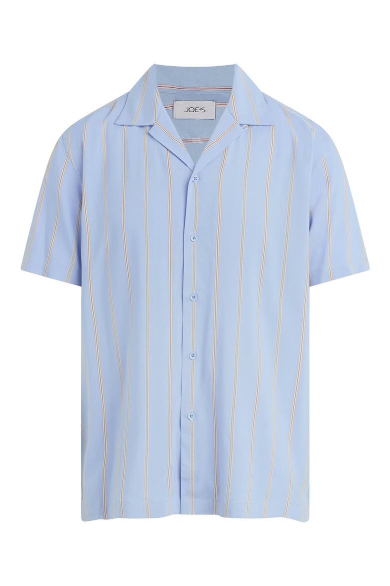 Stripe Camp Shirt, Alternate, color, BLUE HERON STRIPE