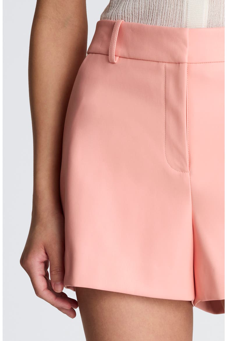 Faux Leather Shorts, Alternate, color, SOFT PEACH