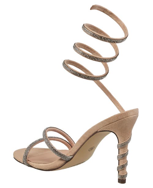 True Religion Women's Spiral Ankle Heel In Nude