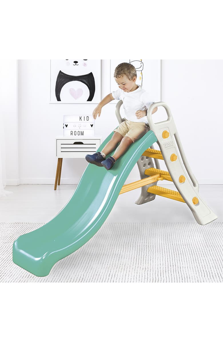Dolu Big Water Slide 3 Step Handrail Ladder, Alternate, color, Multicolored