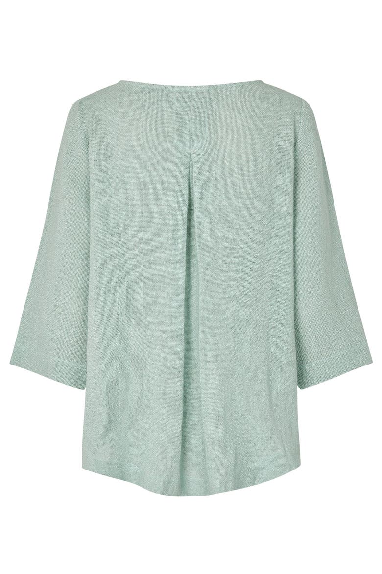 Boatneck Tunic Blouse, Alternate, color, Ether