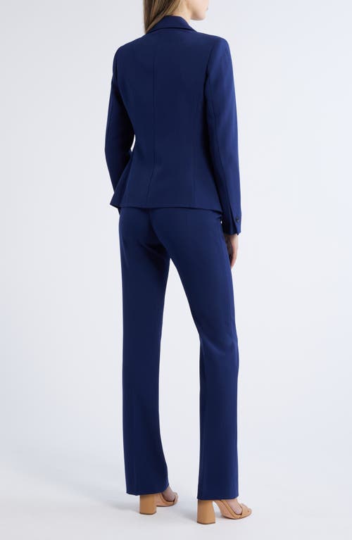 Anne Klein Blazer, Skirt & Pants Set In Navy