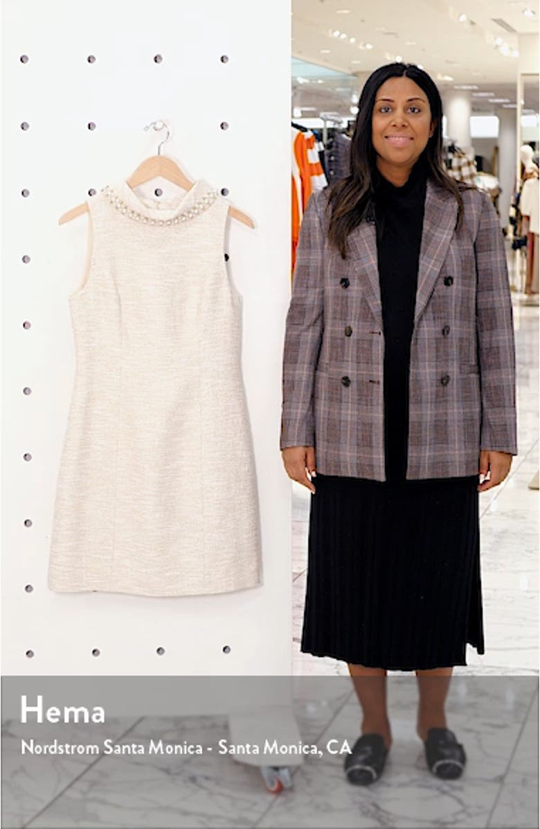 Portia Tweed Sheath Dress, sales video thumbnail