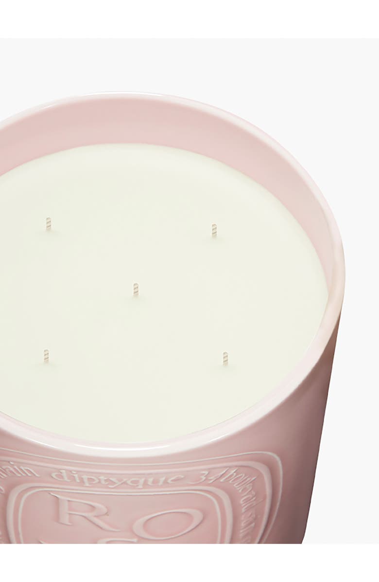 Diptyque Roses Very Large Scented Candle, Alternate, color, Pink Vessel