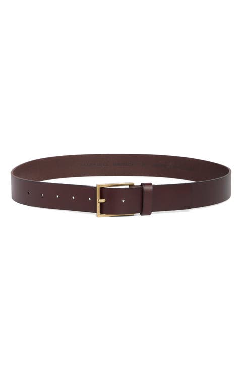 Glossy Leather Belt