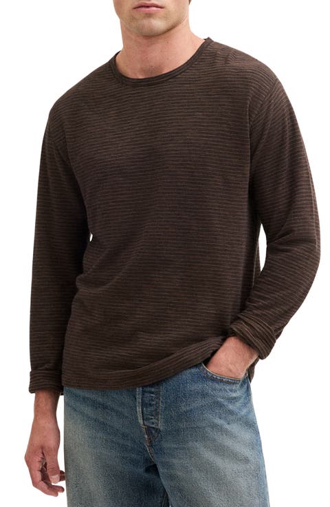 Long Sleeve Jacquard T-Shirt