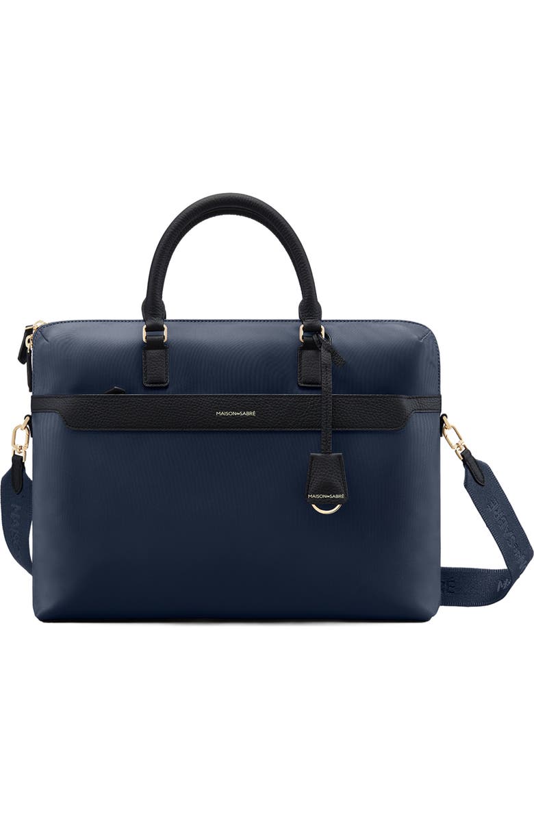 MAISON de SABRÉ Nylon Laptop Bag, Main, color, Sabré Blue