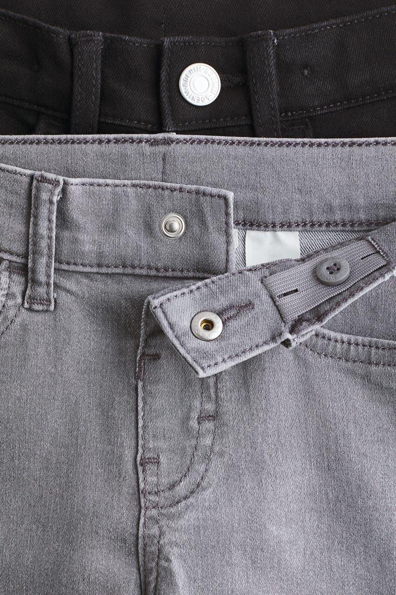 2-pack Slim Fit Jeans, Alternate, color, Light gray/black