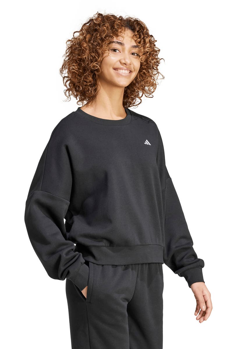 adidas Essentials Feel Cozy Sweatshirt, Alternate, color, 
