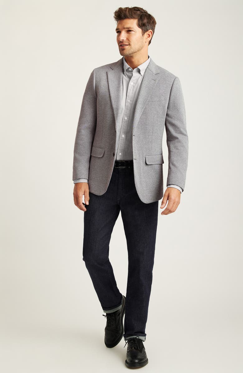 Bonobos Heathered Cotton Piqué Sport Coat, Alternate, color, Light Grey