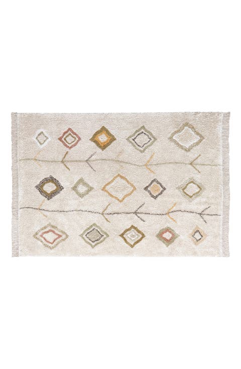 Kaarol Earth Washable Cotton Rug