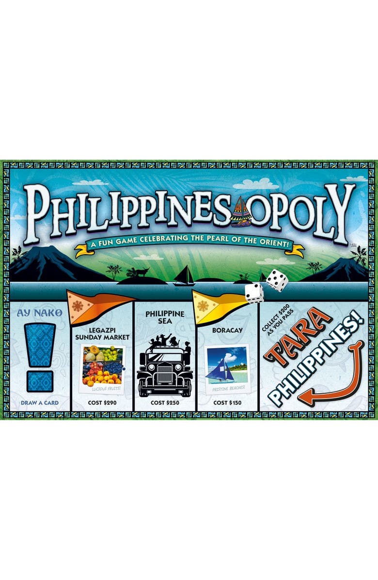 Late for the Sky Philippinesopoly Monopoly Board Game, Main, color, 