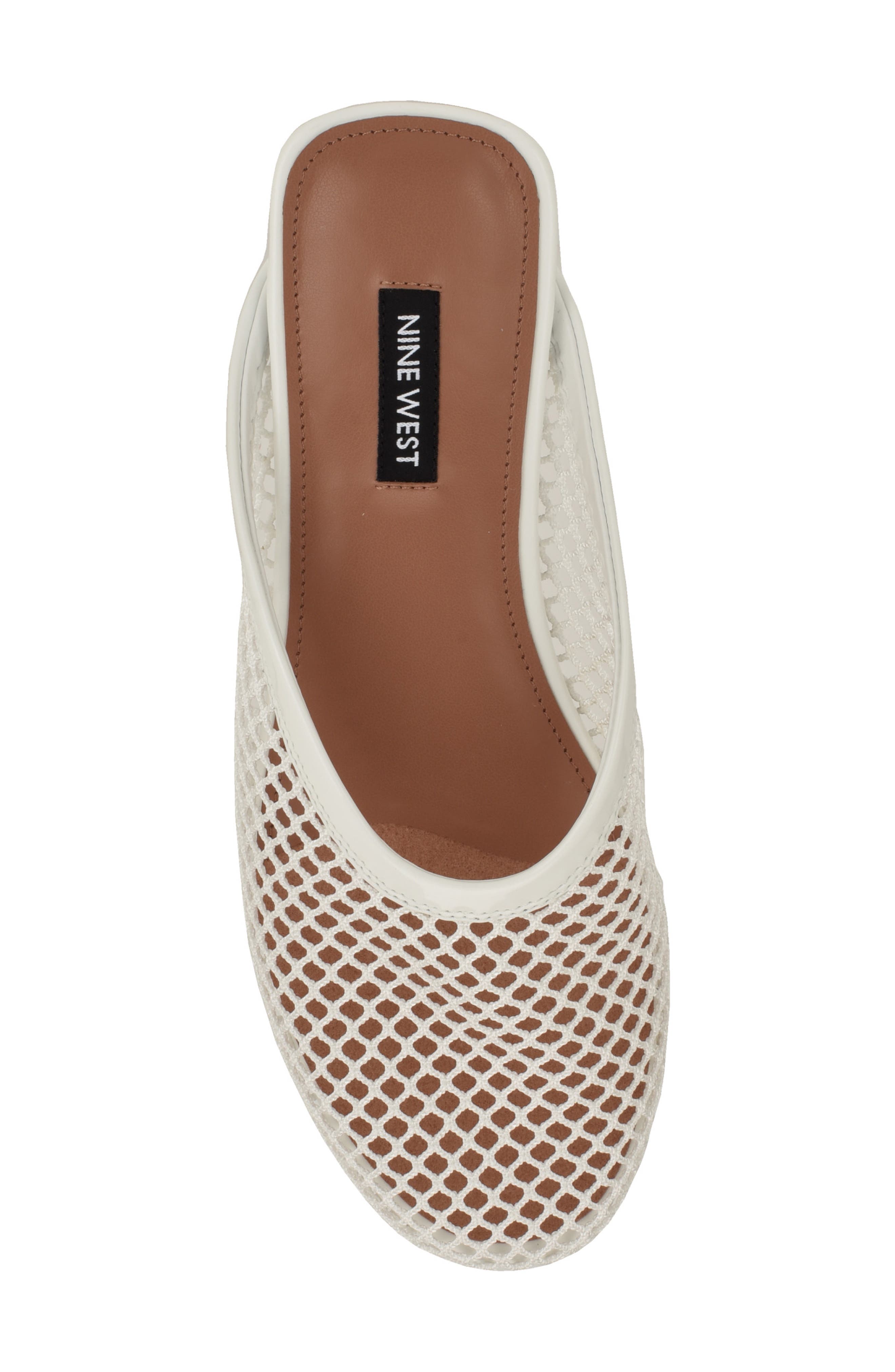 Nine West Daniela Mesh Mule, Alternate, color, White