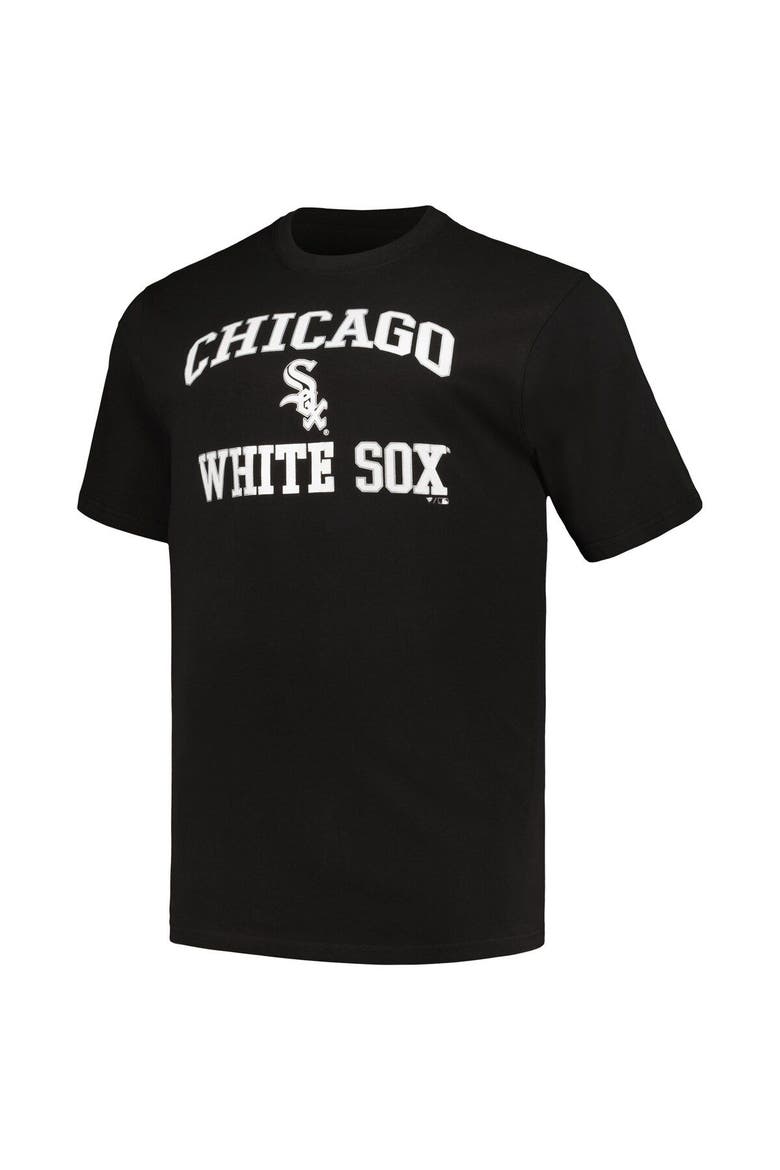 Men's Profile Black/Heather Gray Chicago White Sox Big & Tall T-Shirt Combo Pack, Alternate, color, Black