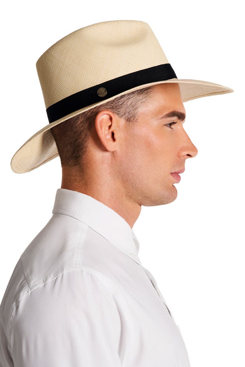 Men's Cuenca Wide Brim Panama Hat, UPF 50+ Sun Protection, Alternate, color, Natural