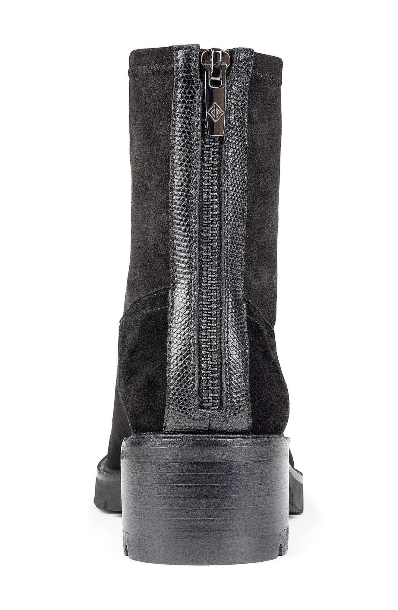 Donald Pliner Snakeskin Embossed Trim Boot, Alternate, color, 