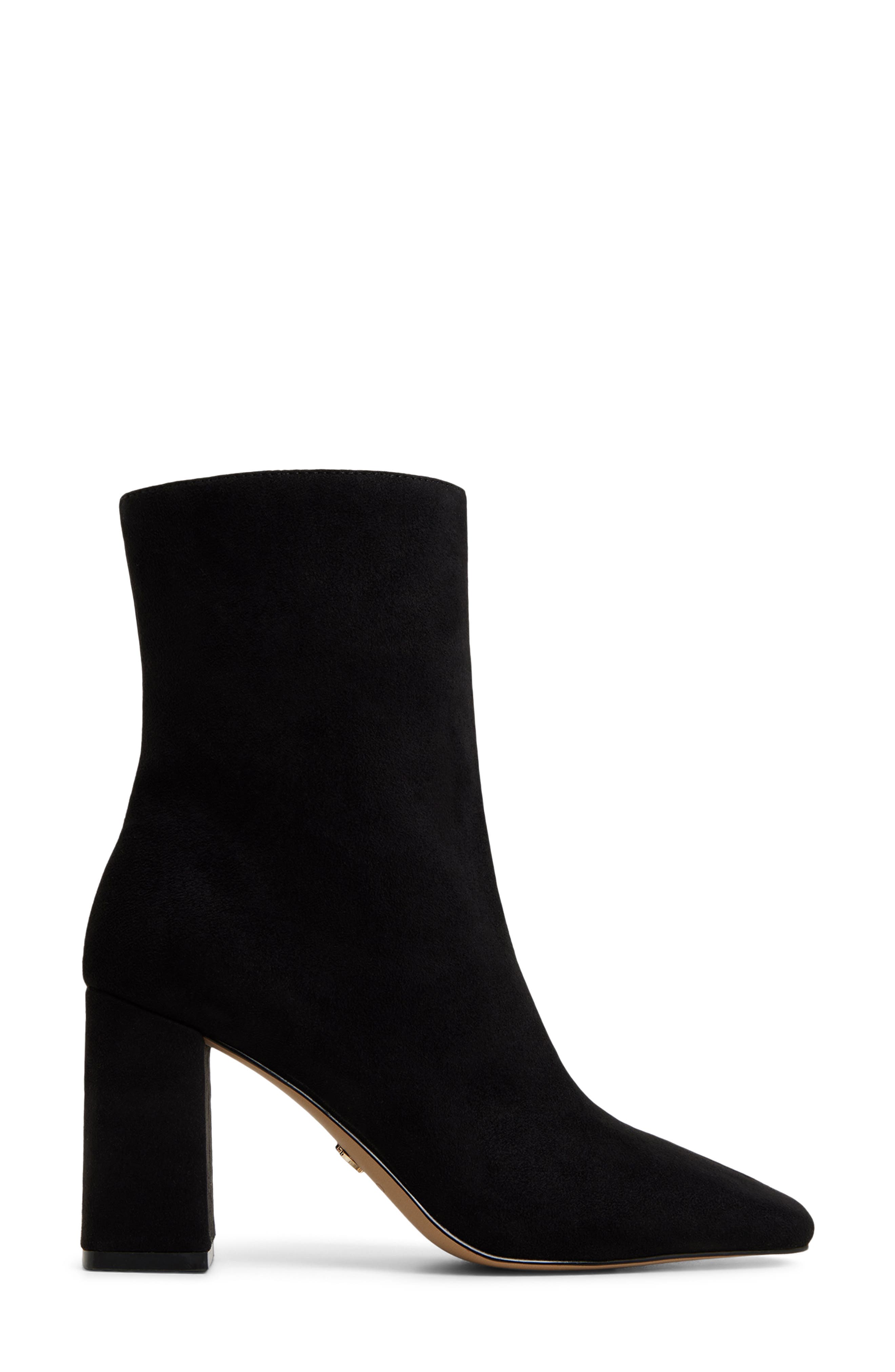 ALDO Vellamo Block Heel Bootie, Alternate, color, Black