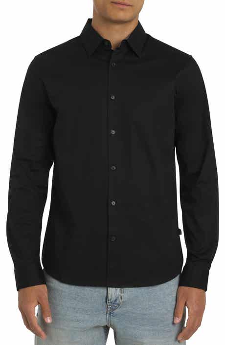 DKNY SPORTSWEAR Johnson Stretch Cotton Button-Up Shirt