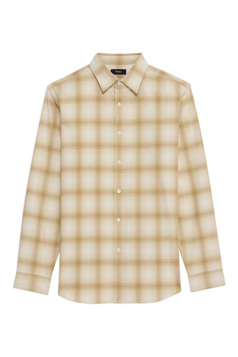 Irving Fade Flannel Shirt, Alternate, color, NATURAL MULTI