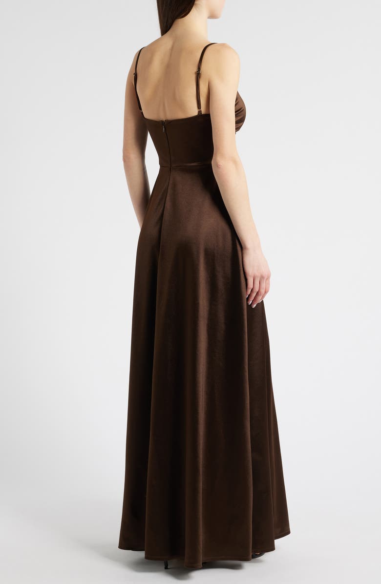 Jump Apparel Embellished Cutout A-Line Gown, Alternate, color, 