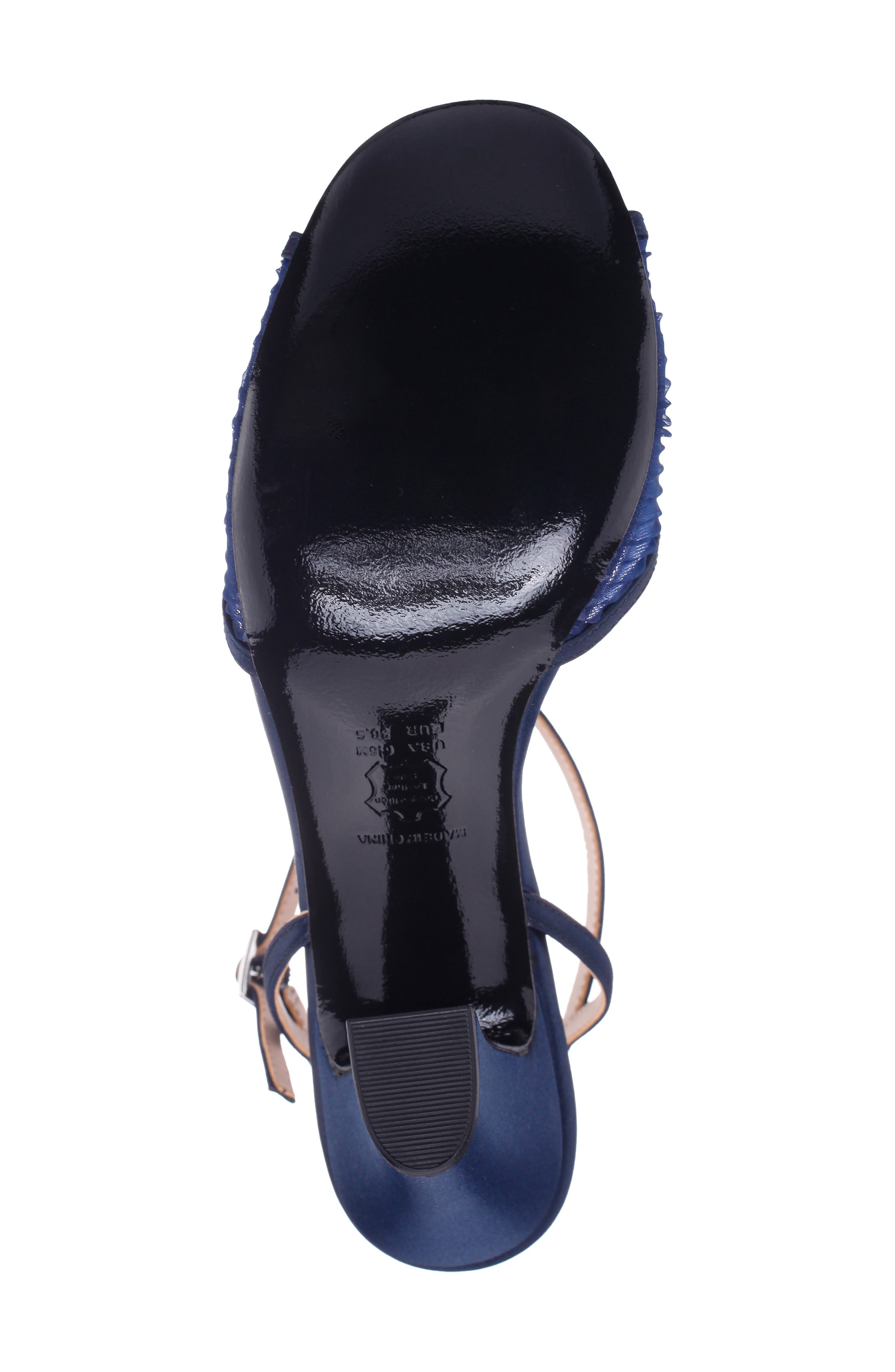 Allyce Ankle Strap Sandal, Alternate, color, NAVY