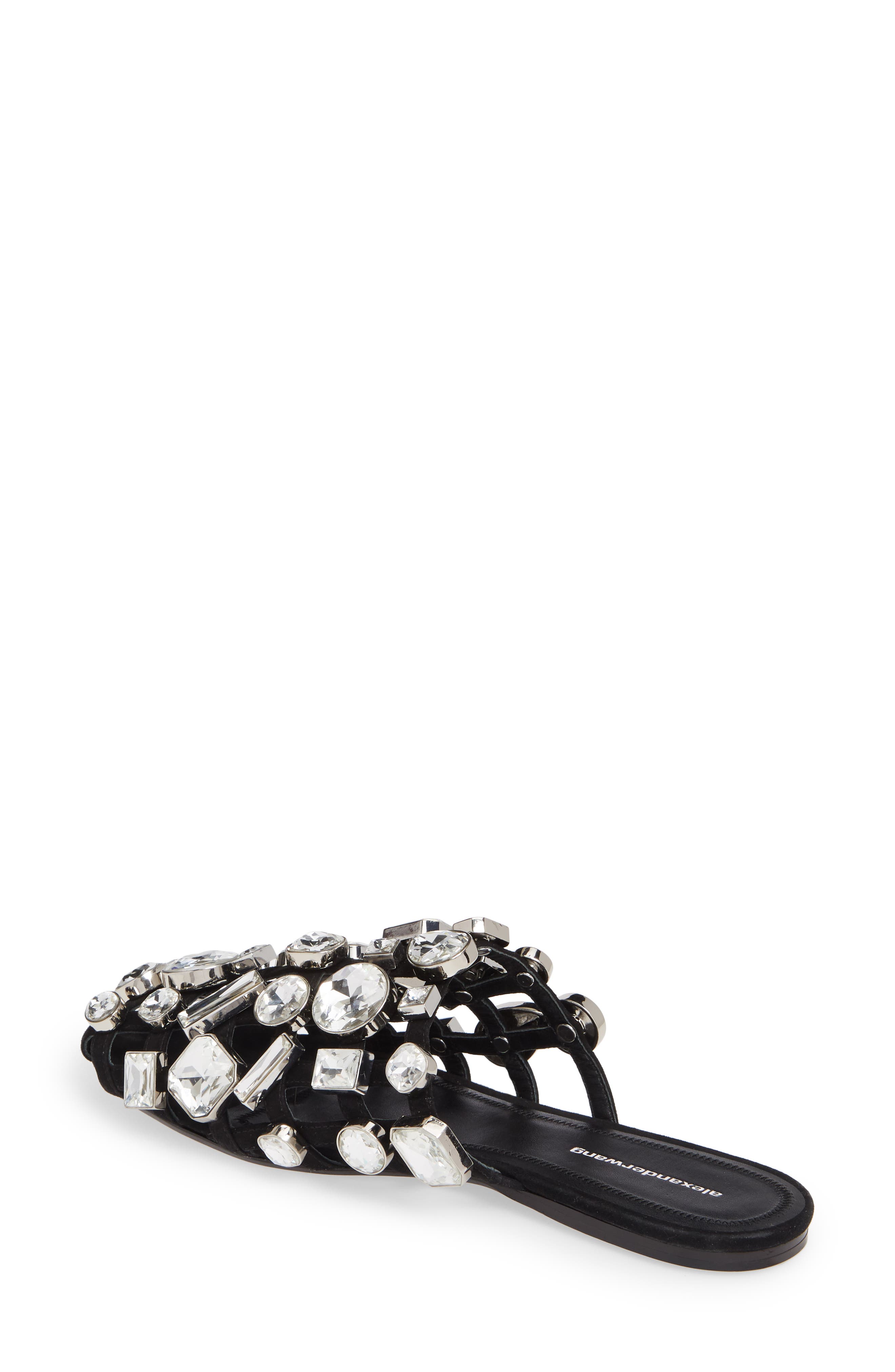 Alexander Wang Amelia Crystal Mule, Alternate, color, 