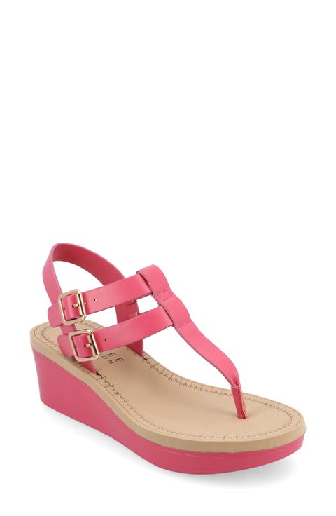 JOURNEE Bianca Wedge Sandal (Women)