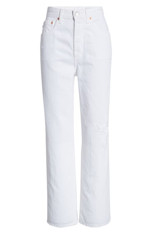 Ag Knoxx Distressed High Waist Boyfriend Jeans